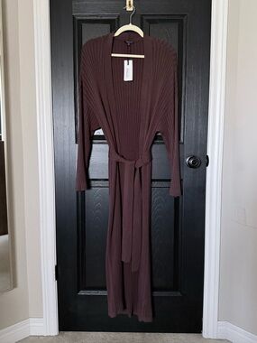 Knit Kimono Robe Sweater - New